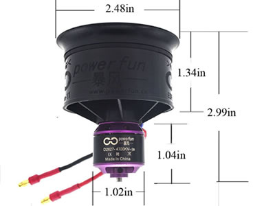 Powerfun 50mm 5S 3750kv EDF